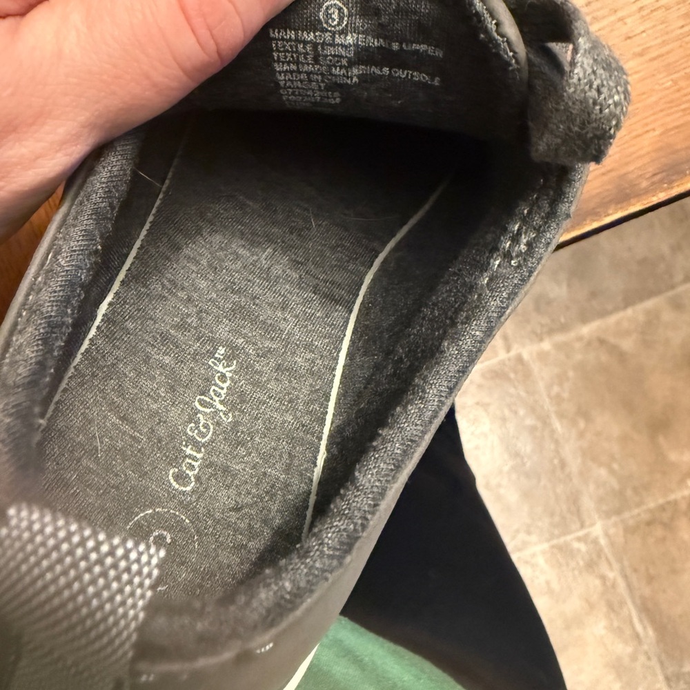 Cat & Jack - Boy Grey Dress Shoes - size 3